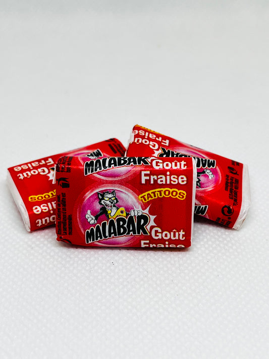 - Chewing Gum Malabar Fraise 100gr