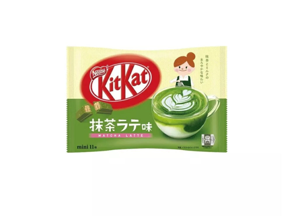 Kit kat mini matcha latte